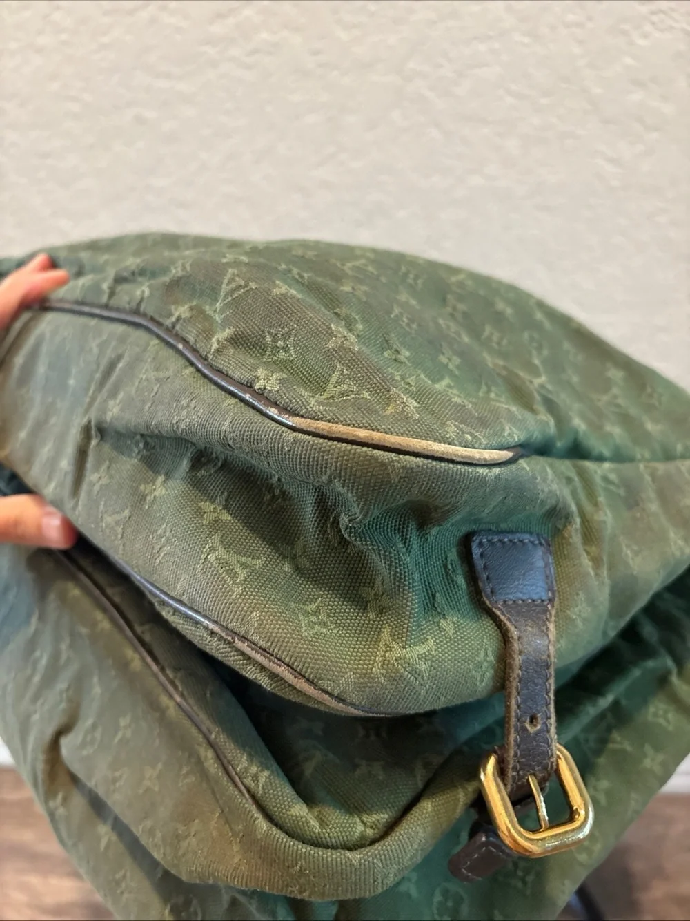 Louis Vuitton Monogram Mini Lin Saumur XL Canvas Messenger Bag